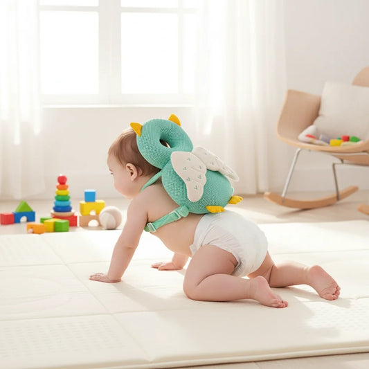 Baby Head Protector Backpack Pillow for Kids 1-3Y Toddler Children Soft PP Cotton Protect the Back of the Brain Security Pillows